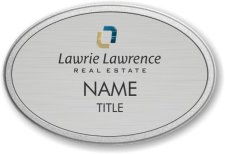 (image for) Lawrie Lawrence Real Estate Oval Prestige Pebbled badge
