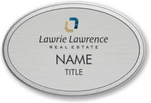 (image for) Lawrie Lawrence Real Estate Oval Prestige Pebbled badge