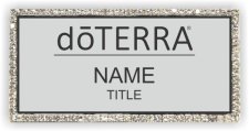 (image for) doTERRA Bling Silver badge