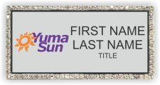 (image for) Yuma Sun Bling Silver badge