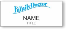 (image for) The Family Doctor Standard White Square Corner badge