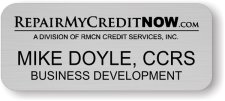 (image for) RepairMyCreditNow Silver Round Corners badge