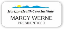 (image for) Horizon Health Care Institute Full Color - Round Corners badge
