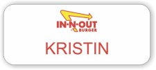 (image for) IN-N-OUT BURGER Standard White badge