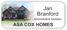 (image for) Asa Cox Homes White Rounded Corners badge