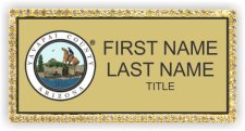 (image for) Yavapai County Assessor's Office Bling Gold badge