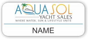 (image for) Aqua Sol Yacht Sales Standard White badge