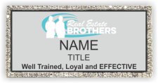 (image for) Real Estate Brothers Bling Silver badge
