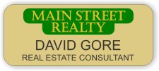 (image for) Main Street Realty Standard Gold badge