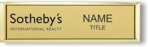 (image for) Sotheby\'s International Realty - Sunset Strip Small Executive Gold badge