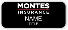 (image for) Montes Insurance Standard Black badge