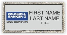 (image for) Coldwell Banker King Thompson Bling Silver badge