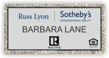 (image for) Barbara Lane Bling Silver badge