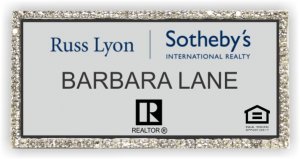 (image for) Barbara Lane Bling Silver badge