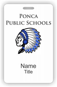 (image for) Ponca Public Schools ID Vertical badge