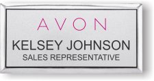 (image for) Avon Executive Silver Badge (Pink Logo)