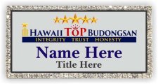 (image for) Hawaii Top Budongsan Bling Silver badge