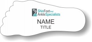 (image for) Shin Foot and Ankle Specialists Shaped White badge