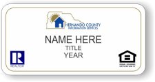 (image for) Hernando County Information Services White badge
