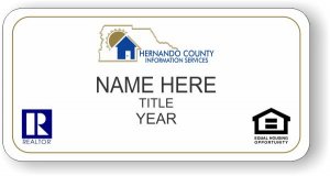 (image for) Hernando County Information Services White badge