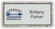 (image for) Straight Arrow Construction Inc Bling Silver badge