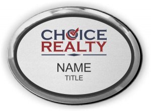 (image for) Choice Realty Oval Executive Silver badge