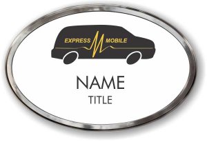 (image for) Express Mobile Diagnostic Services Oval Prestige Polished badge