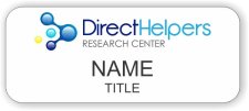 (image for) Direct Helpers Research Center Standard White badge