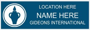 (image for) Gideon\'s International Shaped Other badge