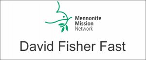 (image for) Mennonite Mission Network Standard White badge