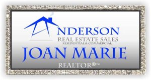 (image for) Anderson Real Estate Sales Bling Silver badge