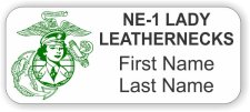 (image for) NE-1 Lady Leathernecks Standard White badge