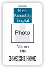 (image for) North Kansas City Hospital Barcode ID Vertical badge