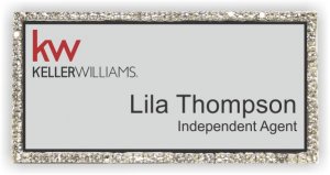 (image for) Keller Williams Parishwide Realty Bling Silver badge