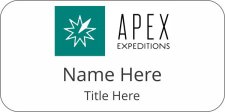 (image for) Apex Expeditions Standard White badge for Leaders