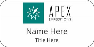 (image for) Apex Expeditions Standard White badge for Leaders