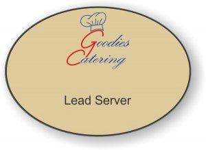 (image for) GOODIES CATERING, LLC Oval Gold badge