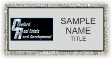 (image for) Crawford Real Estate and Development Bling Silver badge