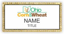 (image for) Ohio Corn & Wheat Bling Gold Other badge