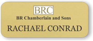 (image for) BR Chamberlain and Sons Gold Round Corners badge