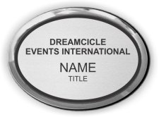 (image for) Dreamcicle Weddings and Events Oval Executive Silver badge
