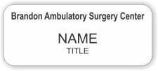 (image for) Brandon Ambulatory Surgery Center Standard White badge