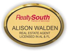 (image for) RealtySouth Executive Gold Oval badge