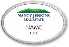 (image for) Nancy Jenkins Real Estate Oval Prestige Pebbled badge