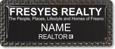 (image for) Fresyes Realty Carbon Frame Anodized Insert badge