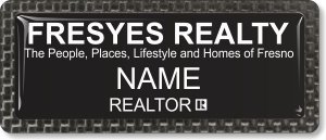 (image for) Fresyes Realty Carbon Frame Anodized Insert badge