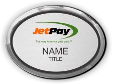 (image for) JetPay Oval Executive Silver badge