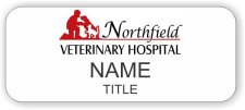 (image for) Northfield Veterinary Hospital Standard White badge