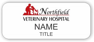 (image for) Northfield Veterinary Hospital Standard White badge