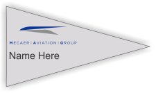 (image for) Mecaer Aviation Group, Inc. Shaped Silver badge